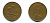 Великобритания 2 пенса 1971 Елизавета II (1952-2022) КМ 916, Spink 4235 (C1) бронза 4110-641
