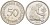 ФРГ 50 ПФЕННИГОВ 1982 F KM 109.2 J 384a медно-никель 3996-1015