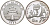 Китай 5 юаней 1993 панда KM 483 серебро BUNC 1096-3-43