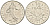Франция 1/2 франка 1985 сеятель KM 931.1 никель 4364-437