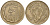 Иран 50 риалов 1982 AH 1361, Исламская республика KM 1237.1 алюминиевая бронза 4512-136
