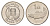 Исландия 1 крона 1989 треска KM 27a сталь плакированная никелем UNC 4633-1256