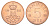Дания 5 эре 1988 R;B, Маргрете II (1972-2024) KM 859 железо плакированная медью UNC 4708-1268