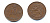 Финляндия 10 пенни 1934 республика (1918-1962) KM 24 медь 51-5422