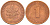ФРГ 1 ПФЕННИГ 1972 J KM 105, J.380 сталь плакированная медью 4396-1522