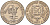Валютное сообщество стран Западной Африки 50 франков 1987  KM 6 медно-никель  UNC  4595-734