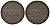 Сьерра-Леоне 1 цент 1791 рукопожатие, лев KM 1 медь 00-812-40