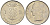 БЕЛЬГИЯ 1 ФРАНК 1975 BELGIQUE KM 142.1 медно-никель 4546-516