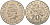 Французская Новая Каледония 20 франков 2008 три быка, (IEOM) KM 12a, Schoen 14a, Lec 115j медно-никель 4683-424