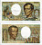 Франция 200 франков 1986 подписи: Strohl / Tronche / Dentaud Pick 155а бумага 7219-18-2-2