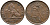 БЕЛЬГИЯ 2 САНТИМА 1919 BELGEN KM 65 медь 4390-1244