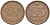 ДАНИЯ 25 ЭРЕ 1990 LG; JP; A, МАРГРЕТЕ II (1972-) KM 868.1 бронза 100-612