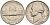 США 5 центов 1964 Джефферсон KM А192 медно-никель 92-1055