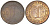 ГЕРМАНИЯ 1 РЕЙХСПФЕННИГ 1925 E KM 37, J. 313, Weege 2 бронза 206-824