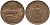 Исландия 10 эйре 1981 кальмар KM 25 бронза 211-829