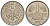 ФРГ 1 марка 1950 F, KM 110, J. 385 медно-никель 60-1217