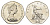 Великобритания 50 пенсов 1979 Елизавета II (1952-2022) KM 913, Spink 4223 (H1) медно-никель UNC 4667-446
