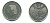 Аргентина 2 песо 2002 Мария Эва Дуарте де Перон KM 135.1 медно-никель UNC 37-1043