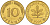 ФРГ 10 пфеннигов 1991 D KM 108, J. 383 сталь плакированная латунью 4175-1127