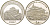 Китай 5 юаней 1997 Великая Китайская стена, храм KM 1067 серебро PROOF 06-131-42