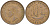 Великобритания 1/2 пенни 1944 Георг VI (1936-1952) KM 844, Spink 4115 бронза 59-1522