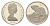 Новая Зеландия 5 центов 1976 тираж 11.000 экземпляров KM 34 медно-никель PROOF 4127-1335