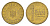 Румыния 1 бан 2012 KM 189 сталь плакированная латунью UNC 4644-1253