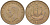 Великобритания 1/2 пенни 1945 Георг VI (1936-1952) KM 844, Spink 4115 бронза 59-1631