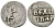 ВЕЛИКОЕ КНЯЖЕСТВО МОСКОВСКОЕ ДЕНГА 1535 - 1547 ИВАН IV ВАСИЛЬЕВИЧ, МОСКОВСКИЙ МОНЕТНЫЙ ДВОР, 0,34 ГР ГиК №26 серебро 262-815