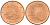 Финляндия 1 евроцент 1999  KM 98 сталь плакированная медью  UNC  4160-361