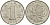 Китай 1 юань 2005 цветок KM 1212 сталь плакированная никелем 4138-657