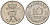 Дания 10 эре 1967 C; S, Фредерик IX (1947-1972) KM 849.1 медно-никель UNC 08-1441