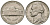 США 5 центов 1968 S (Сан-Франциско), Джефферсон KM A192 медно-никель 4592-246