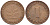 ФРГ 1 ПФЕННИГ 1950 F KM 105, J. 380 сталь плакированная медью 116-353