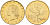 Италия 20 лир 1995 R, дубовый лист KM 97.2 алюминиевая бронза  UNC  4594-1015