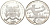 Бенин 1000 франков 1992 чемпионат мира по футболу 1994 года в США, игрок с мячом KM 5 серебро PROOF 04-316-13