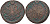 Россия 5 копеек 1796 ЕМ, Екатерина II (1762-1796) Биткин 650 R медь 1103-6-24