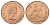 Великобритания 1 пенни 1967 Елизавета II (1952-2022) KM 897, Spink 4157 бронза UNC 4661-936