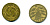 ГЕРМАНИЯ 5 РЕЙХСПФЕННИГОВ 1924 A, KM 39, J. 316 алюминиевая бронза 46-2114