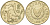 Кипр 2 цента 1994 KM 54.3 никель латунь 4174-1268