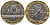 Франция 10 франков 1988 тип Гений Бастилии KM 964.1, Le Frank 375.2 биметалл 80-523