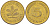 ФРГ 5 ПФЕННИГОВ 1993 J KM 107, J. 382 сталь плакированная латунью 4396-1657