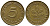 ФРГ 5 ПФЕННИГОВ 1950 F KM 107, J. 382 сталь плакированная латунью 39-1247