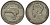 Новая Зеландия 1 флорин 1933 Георг V (1910-1936), птичка киви KM 4 серебро 272-1123