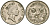 Австралия 5 центов 1989 Елизавета II (1952- ), ехидна KM 80 медно-никель 4608-828