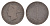 Кипр 1/4 пиастра 1901 Виктория (1837-1901), редкий год, тираж 72.000 экземпляров KM 1.2 бронза 4127-1042