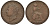 Великобритания 1/2 пенни 1827 Георг IV (1820-1830) KM 692, Spink 3824 медь 4557-844