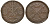 Швеция 2 эре 1763 S.M. Адольф Фредерик (1751-1771) диаметр 34 мм, вес 28,3 гр KM 461 медь 4179-325