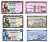 Кения лот из 4 бон 1971-1974 Pick 7 e, 8 d, 9 b, 10 c бумага UNC (пресс) 451-160-2