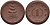 Саксония 1 марка 1921 парусник J. N 55 фарфор 1094-4-54